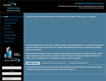 Tablet Screenshot of innovativeroofing.net